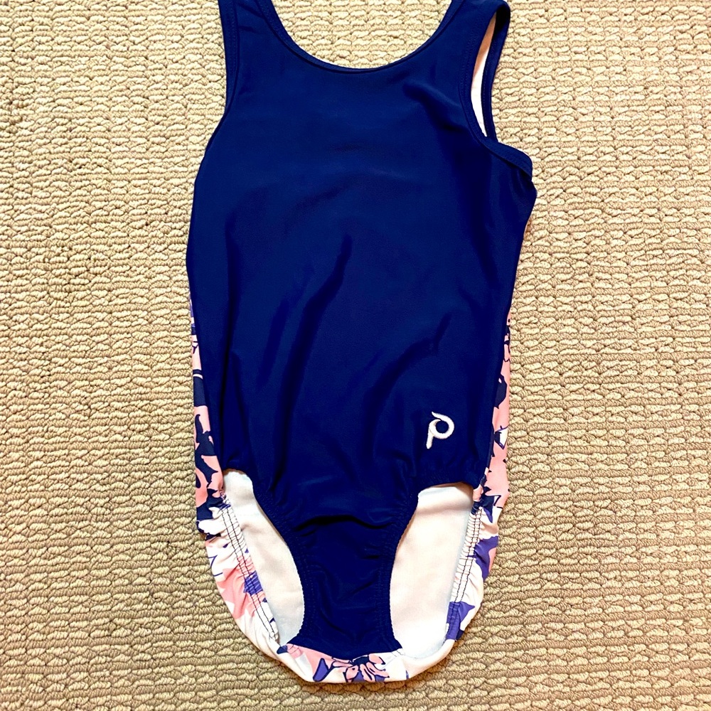 Child medium- plum gymnastics leotard